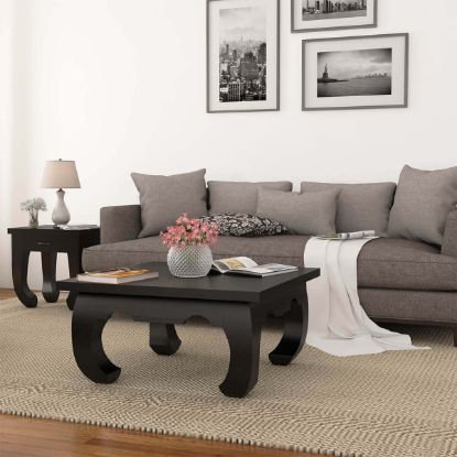Picture of Ming Asian Solid Wood Black Opium Coffee Table