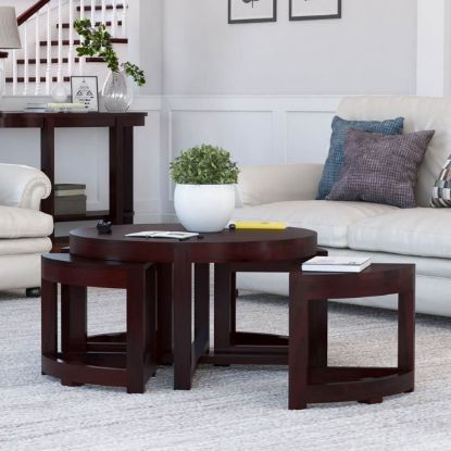 Picture of Murrieta Round Coffee Table With Stools