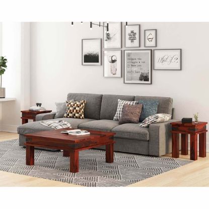 Picture of Altamont Traditional Style Solid Wood Coffee Table Set