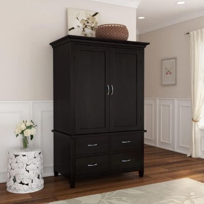 Picture of Magaluf Modern Traditional Tall Wardrobe Armoire with Drawers