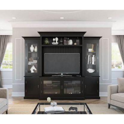 Picture of Baltimore Solid Wood Entertainment Center For TVs Up To 55"