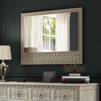 Picture of Nuala Hand Carved Solid Wood Dressing Table Mirror Frame