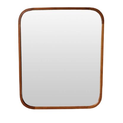 Picture of Rustic Solid Wood Rectangle Mirror Frame