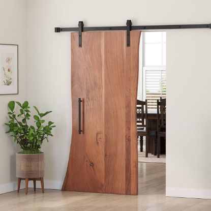 Picture of Merida Acacia Wood Interior Live Edge Sliding Barn Door