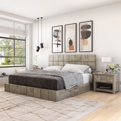 Picture of Ripon Modern Rugged Acacia 3 Piece Bedroom Set